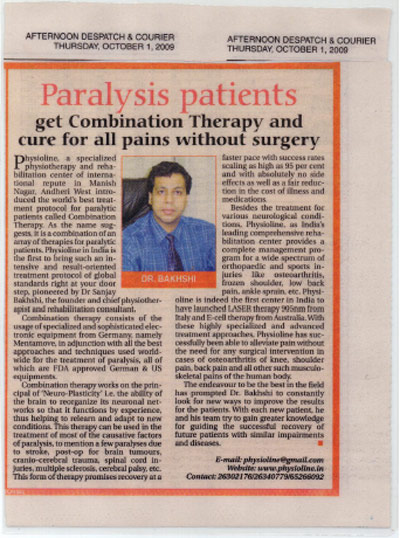Paralysis & Pain Treatment Center